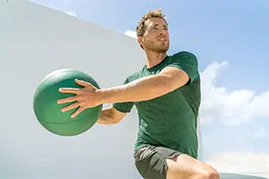 Man working out